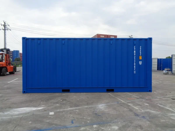 Contenedor marítimo 20 pies lateral abierto azul nuevo - Imagen 2