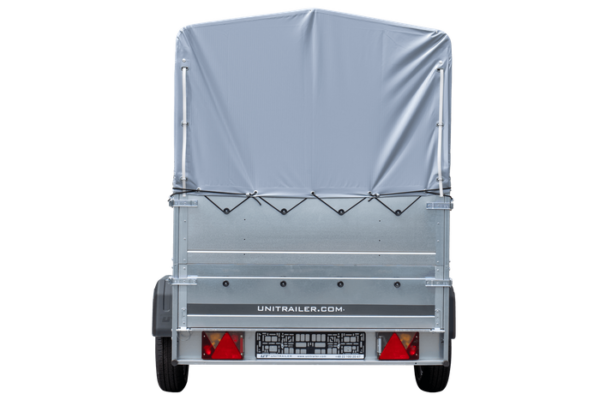 Remolque utilitario Garden Trailer 230 KIPP con lona alta y extensiones laterales abatibles - Imagen 6