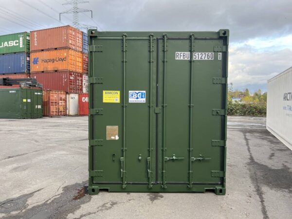 contenedor refrigerado HCRF de 40 pies sin motor verde